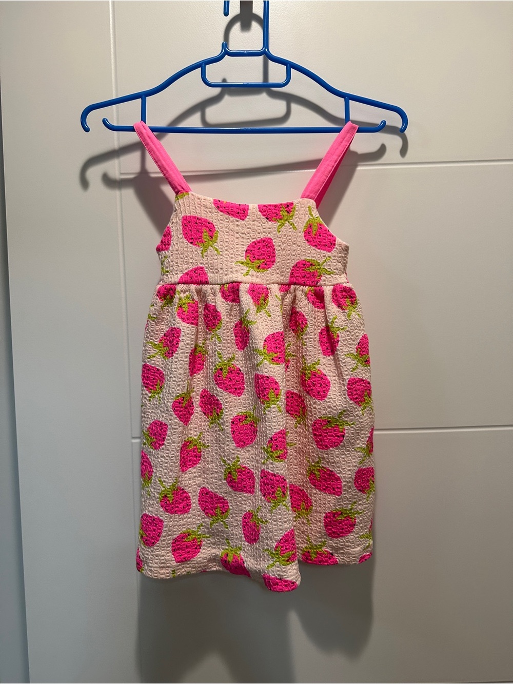 Zara Girls Pink Strawberry Print Sundress